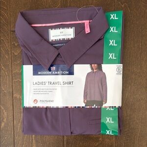 Modern Ambition Purple Ladies' Travel Shirt XL